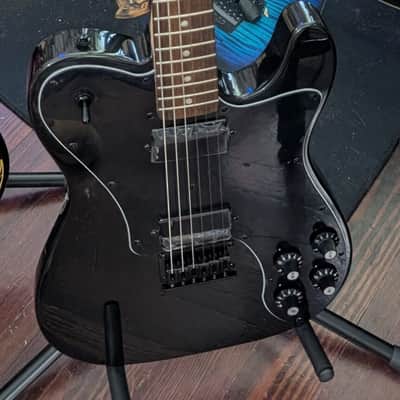 Squier Affinity Series Telecaster Deluxe Electric Guitar - Metallic Black image 1