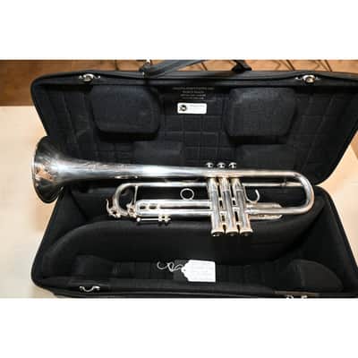 Shires STRCVP-S Bb Trumpet, Vintage Paris, Silver image 2