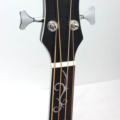 Michael Kelly Dragonfly 4 Fretless Acoustic-Electric Bass Guitar - Smoke Burst image 9