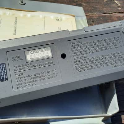 Boss DR-220A Dr. Rhythm 1980s incl. case/manual image 5