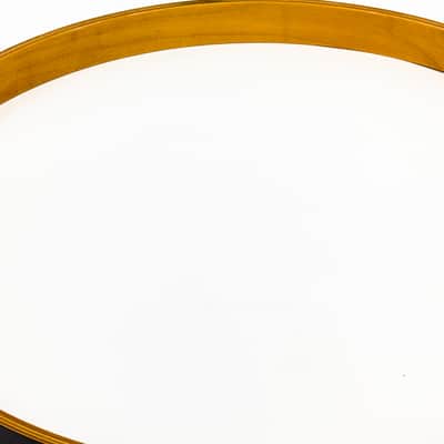 Ludwig LCEM2259XXRF 22" EVOLUTION MAPLE BASS DRUM HOOP - BLACK AND NATURAL image 3