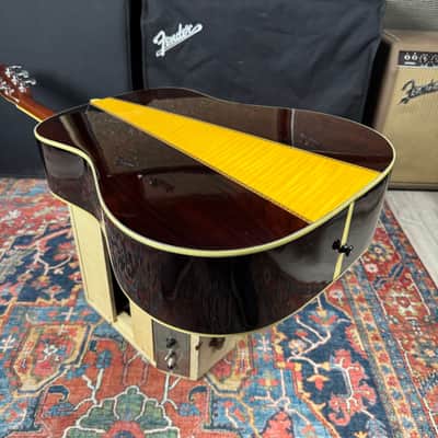 Morris D41 Style X-Braced Dreadnought Model W50 Jacaranda MIJ - 1970's image 18