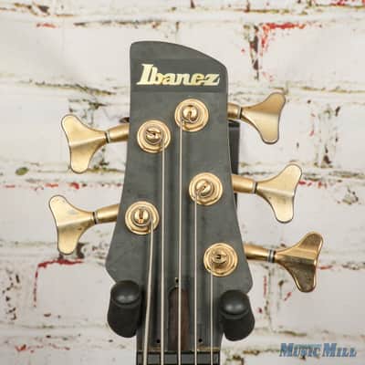 2002 Ibanez K5 Fieldy Signature 5-String Electric Bass Natural x5258 (USED) image 5