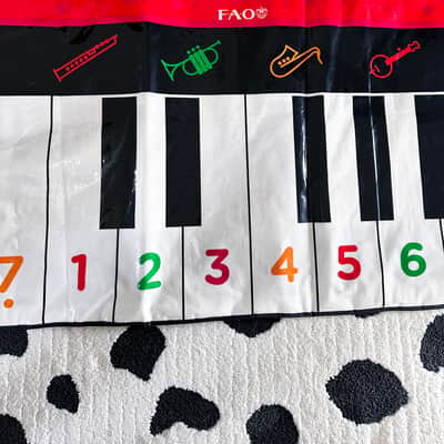 FAO Schwarz The Big Piano Dance Mat 70" Long Works Great Tested Tom Hanks Big Movie Floor Keyboard image 7