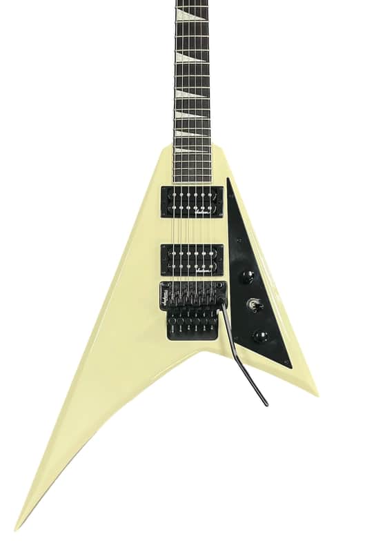 Jackson JS32 Ivory Randy Rhoads Electric Guitar Amaranth Fretboard, w/Floyd Rose image 1