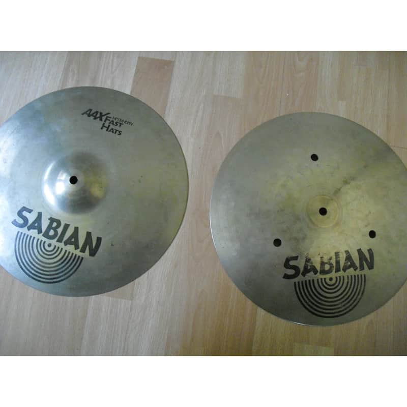 Sabian 14" AAX Fast Hi-Hat Cymbals (Pair) 2000 - 2001 image 1