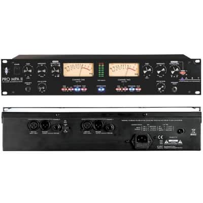ART Pro MPA II 2-Channel Microphone Preamp 2009 - Present - Black image 2