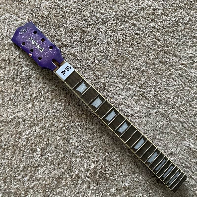 Purple Headstock Electric Guitar Maple Neck, Rosewood Fingerboard image 1