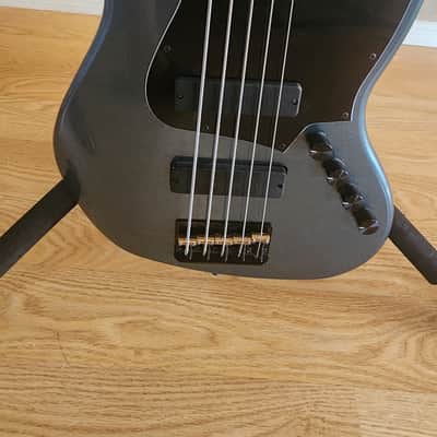 Squier contemporary Jazz bass 2000's - Metalic Grey image 2