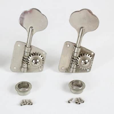 1950s-1960s Reissue Fender Jazz/Precision/Telecaster Bass Tuners NO LOGO Relic Set USA image 4