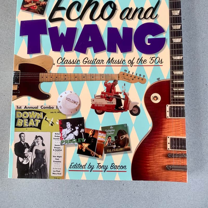 1996 Backbeat Books Echo and Twang Book now OOP NEW Copies Blue