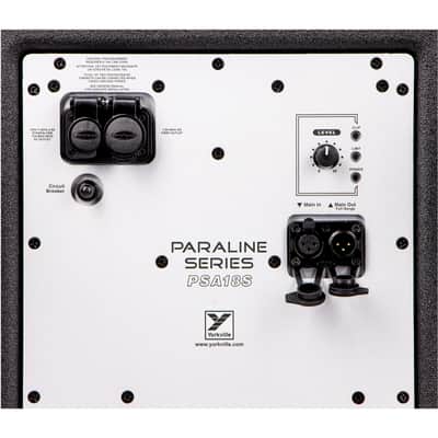 Yorkville PSA18S Paraline 18"Powered Sub with Integrated Power Amplifiers image 4