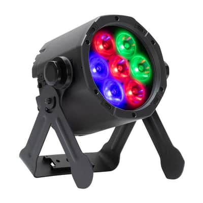 American DJ ElectraPix Par 7 RGBAL+UV LED IP65 Wireless DMX Par Light+Fogger+Bag image 7