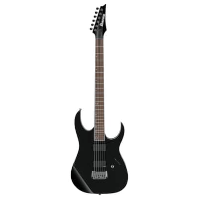 Ibanez RGIB21BK Iron Label Baritone Electric Guitar, Black image 2