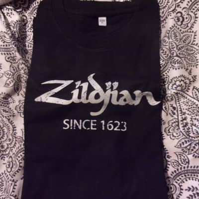 Zildjian Since 1623 Cymbal Black adult XL Transfer T shirt image 2