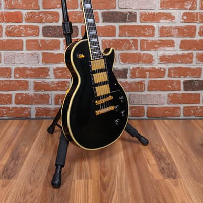 Gibson Les Paul Custom Three Pickup 35th Anniversary Ebony 1989 w/OHSC image 3