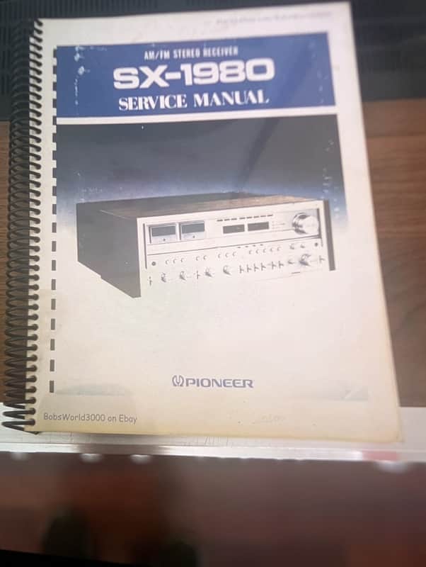 Pioneer SX-1980 270-Watt Stereo Solid-State Receiver 1978 - 1980 - Silver