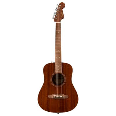 Used Fender California Standard Redondo Mini - Natural Sapele w/Walnut FB image 2
