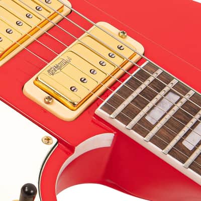 Vintage Electric Guitar JDV34 Joe Doe 'Gas Jockey' Gas Pump Red with Case - image 10