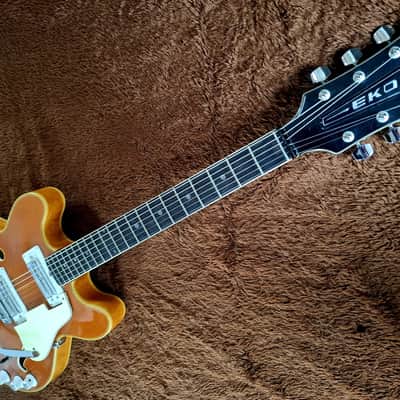 Very Rare Vintage Eko Barracuda Thinline Model 290 Made In Bella Italia image 8