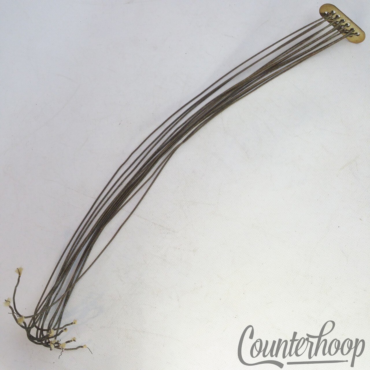 Gretsch 15"12-Strands Snare Drum Coiled Metal/Cloth Wires+Leather Butt Plate USA — main photograph