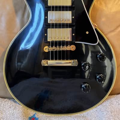 2021 Gibson Demo Shop 1957 Historic Reissue r7 Les Paul Custom - 3 Pickup Black Beauty - Ebony VOS image 1