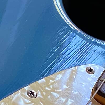 Original Vintage 1969 USA Fender Mustang Lake Placid Blue Competition w/ OHSC. '27' Serial Prefix Kurt Cobain Nirvana image 12
