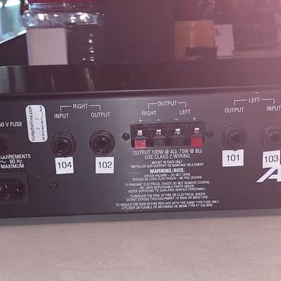 Alesis RA100 Reference Amplifier 1990s - Black image 3