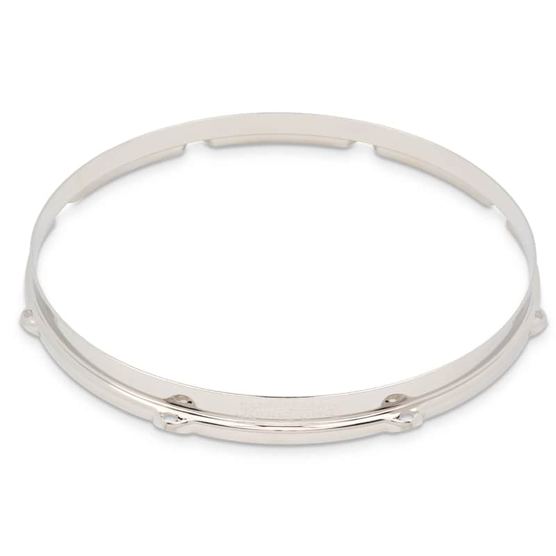 Slingerland 14" 8-Hole Nickel-over-Steel Stick Chopper Snare Drum Batter Hoop image 1