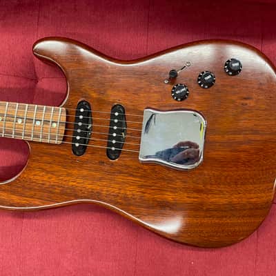 Easy E S-Style SSS Parts Guitar - Mahogany image 2