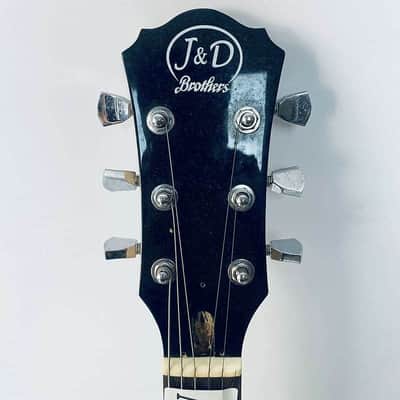 J&D Red Guitar Body with Maple Neck, Rosewood Fingerboard image 7