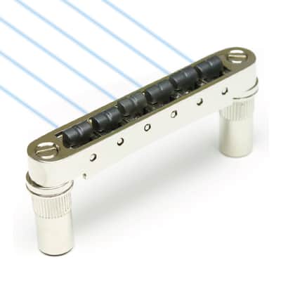 Graph Tech Ghost loaded Resomax NV 6mm Tune-o-matic Bridge - NICKEL PN-8863-N0 image 4