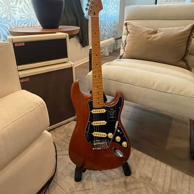 Fender 70th Anniversary Player Plus Stratocaster SSS Transparent Mocha Burst Mint with Fender hardshell case image 1
