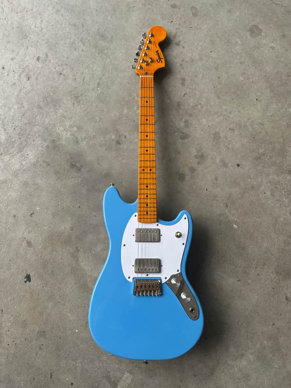 Custom Squier Sonic Mustang HH California Blue image 1