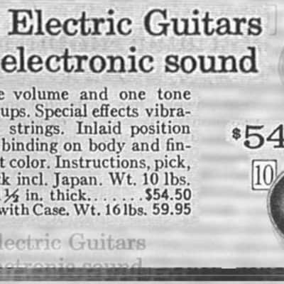 Silvertone Sears Roebuck & Co. Model 1456 3-Tone Sunburst (1968-1973) image 25