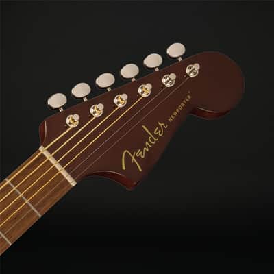 Fender Newporter Player, Walnut Fingerboard, Gold Pickguard in Sunburst image 8