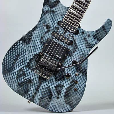 Jackson Soloist 1987 Black/ Gray Snakeskin image 1
