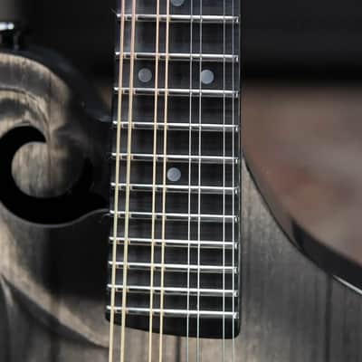 KLOS Carbon Timber F-Style Mandolin DAE EQ Acoustic/Electric with Fiberglass Hardshell Case image 11