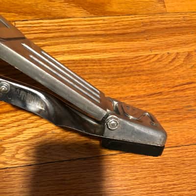 COOL & QUIET! Refurbished Vintage Slingerland Tempo King bass drum pedal leather strap for set kit w/ Ludwig beater image 8