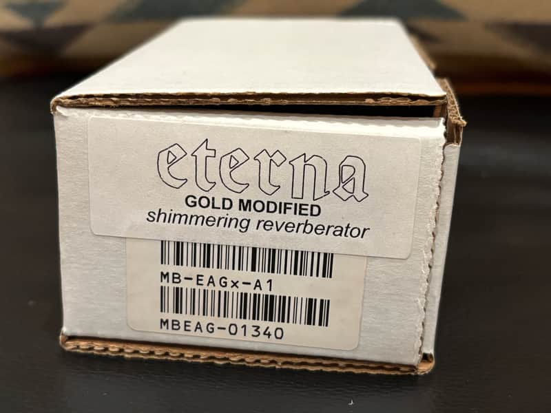 NEW - Mr. Black Eterna Gold Modified Electric Guitar Effects Reverb Pedal image 1