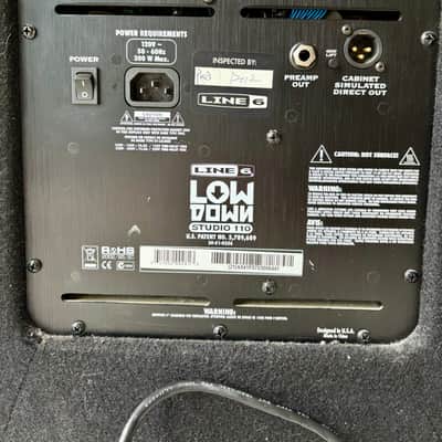 Line 6 LowDown Studio 110 75-Watt 1x10" Digital Modeling Bass Practice Amp 2006 - 2009 - Black image 7