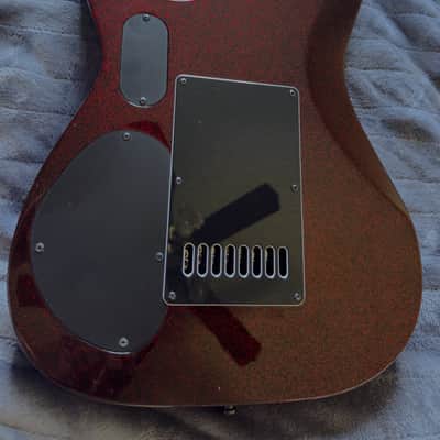 ESP LTD SC-608b with Evertune - Red Sparkle image 7
