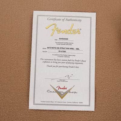 Fender Custom Shop '60s Roasted HS Stratocaster Heavy Relic Sonic Blue image 17