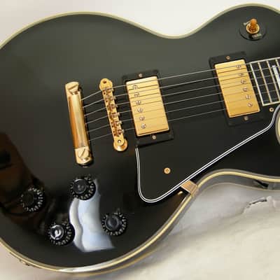 2006 Gibson Les Paul Custom '57 Reissue Black Beauty LPB-7 Electric Guitar image 2