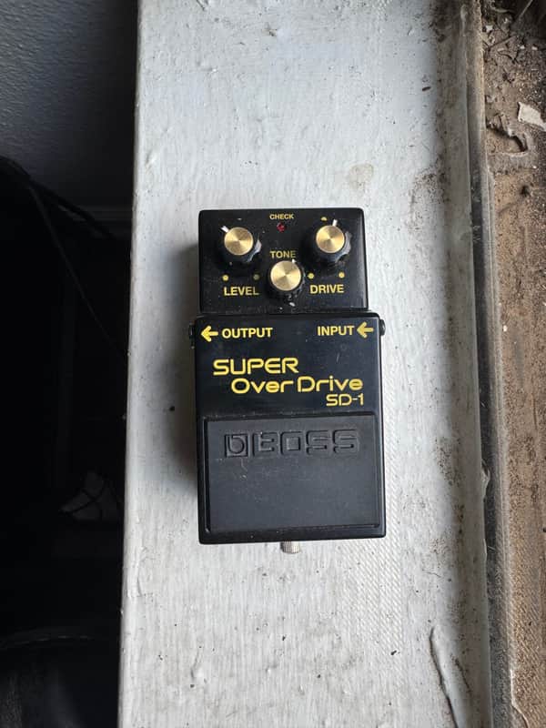 Boss SD-1-4A 40th Anniversary Super Overdrive 2021 - Black / Yellow image 1
