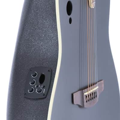 Ovation Applause AE44 Traditional Series Mid-Depth Acoustic-Electric Guitar Black image 20