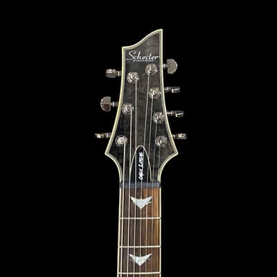 Schecter Omen Extreme-7 Electric Guitar - See Thru Black image 4