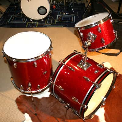 Vintage Niles Era Slingerland Drum set. 20, 13, 16. Late 60's early 70's. image 3