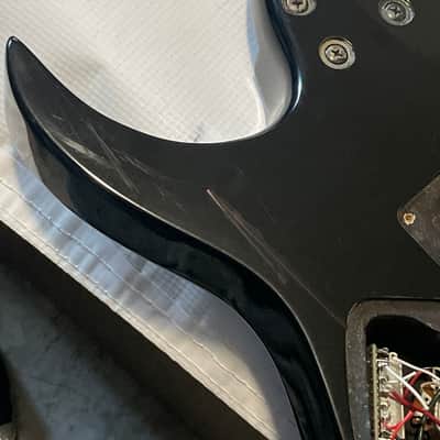 1994 Korean Ibanez RG470 Black Basswood Guitar Body Floyd Ready image 16