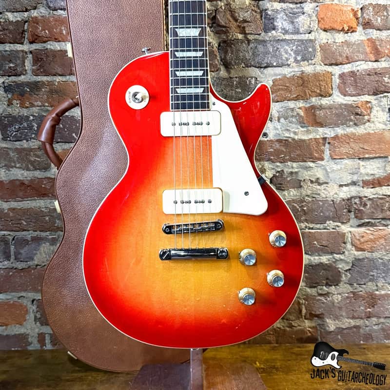 Gibson Les Paul Deluxe Electric Guitar w/ OHSC (2023 - Cherry Sunburst) image 1